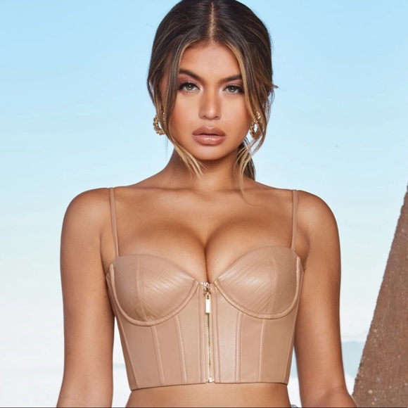 Oh Polly Tops - Oh Polly Bustier Crop Top